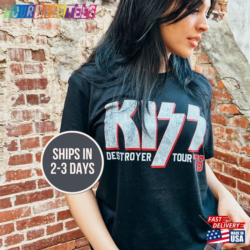 Kiss Band Tee Vintage Tees Unisex T-Shirt 29Uf165934 – Utopia Fashion