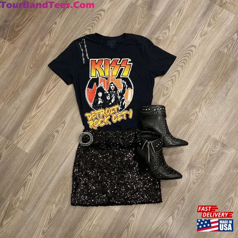 Kiss Detroit Rock City Graphic Tee Medium Hoodie Sweatshirt 29Uf167047 – Utopia Fashion