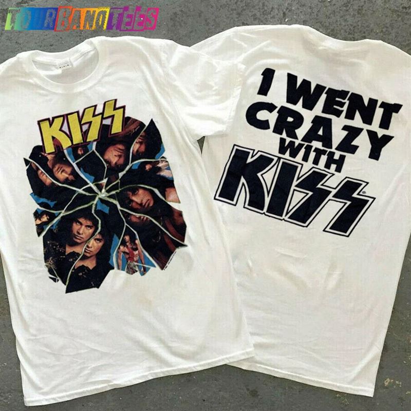 Kiss I Went Crazy With Tour Concert T-Shirt 80S Rock Band Tee Shirt Hoodie 29Uf174632 – Utopia Fashion