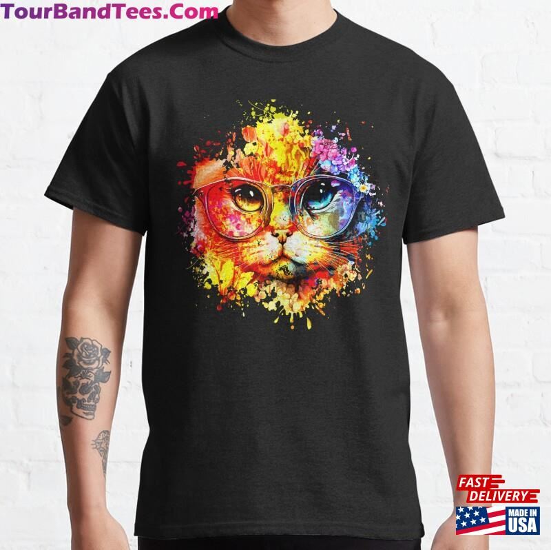 Kitten Watercolor Classic T-Shirt Unisex 29Uf181946 – Utopia Fashion