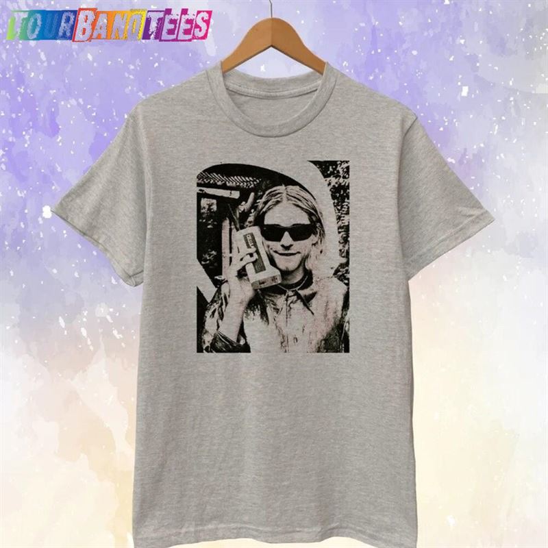 Kurt Cobain Mobile Phone T-Shirt Classic 29Uf165341 – Utopia Fashion