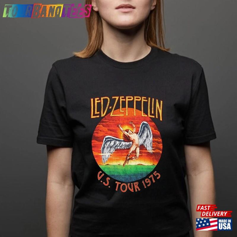 L E D Zeppelin Classic Rock Band Us 70S Tour Mens Graphic Tee Retro Music Unisex T-Shirt Sweatshirt 29Uf172021 – Utopia Fashion