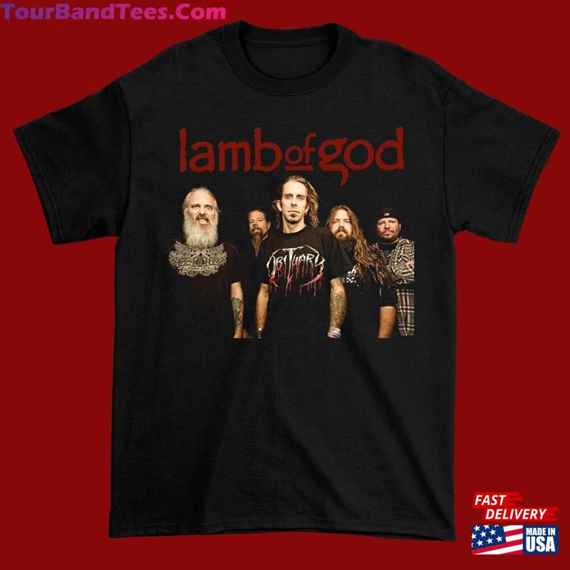 Lamb Of God Member Band Shirt Tour Vintage Heavy Metal Rock Graphic Tee T-Shirt Classic Unisex 29Uf165481 – Utopia Fashion