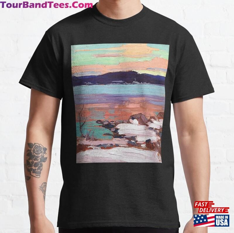 Landscape With Snow By Tom Thomson Classic T-Shirt Hoodie Unisex 29Uf182293 – Utopia Fashion