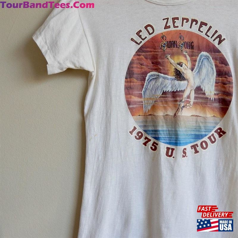 Led Zeppelin Us Tour True Vintage T-Shirt Unisex Hoodie 29Uf167266 – Utopia Fashion