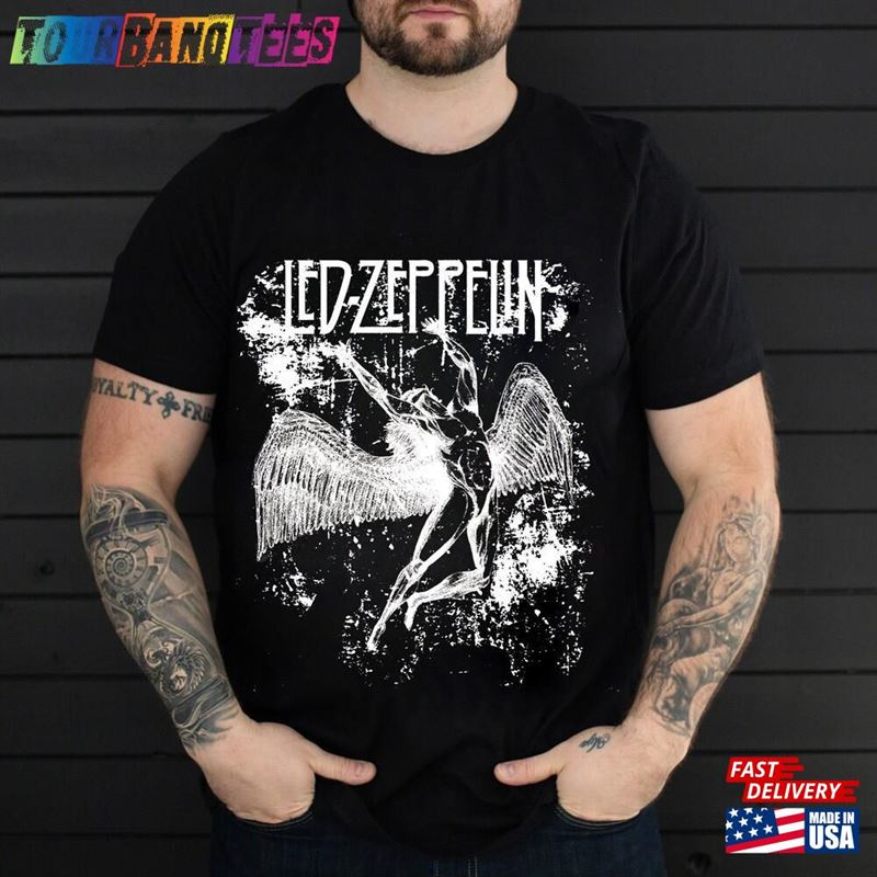 Led Zeppelin T-Shirt Vintage Us Tour Shirt Rock Hoodie Unisex 29Uf165877 – Utopia Fashion