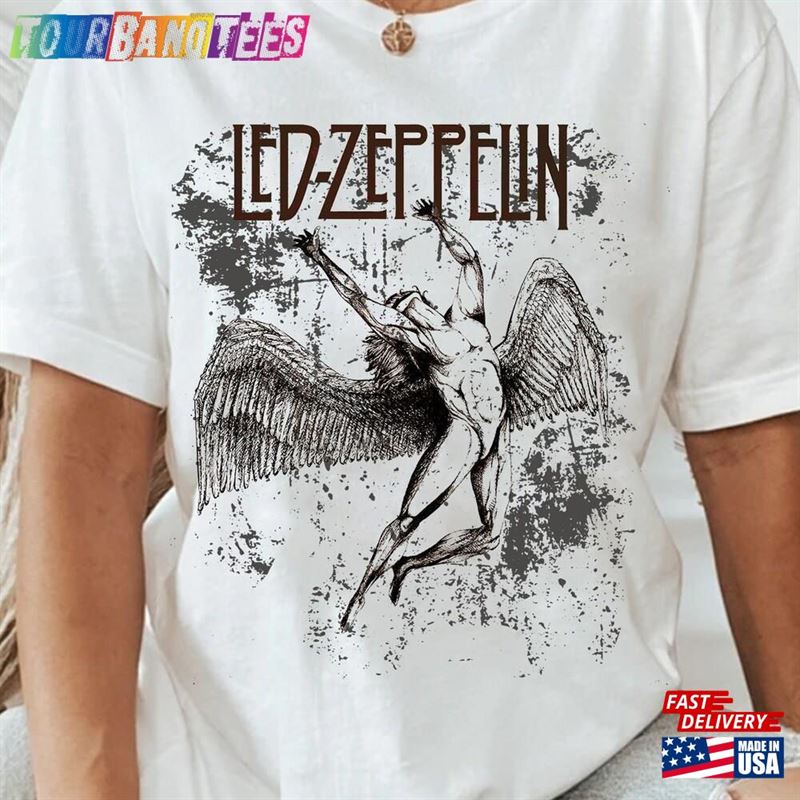 Led Zeppelin T-Shirt Vintage Us Tour Shirt Rock Hoodie Unisex 29Uf165877 – Utopia Fashion