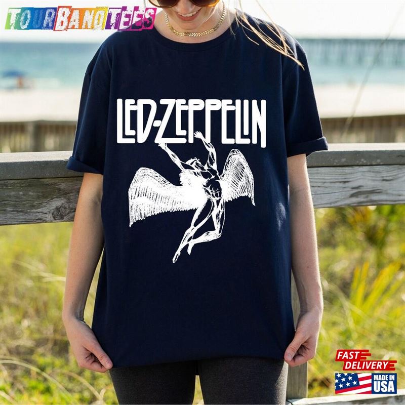 Led Zeppelin T-Shirt Vintage Us Tour Shirt Rock Unisex Classic 29Uf165883 – Utopia Fashion