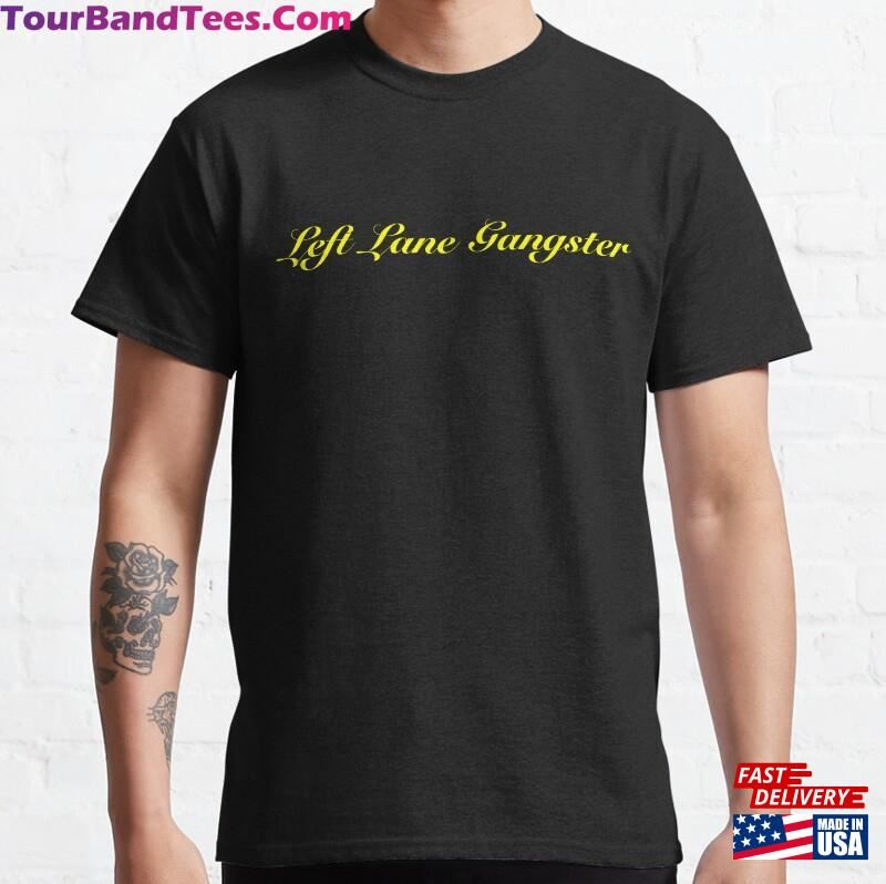 Left Lane Gangster Gold Classic T-Shirt 29Uf177533 – Utopia Fashion