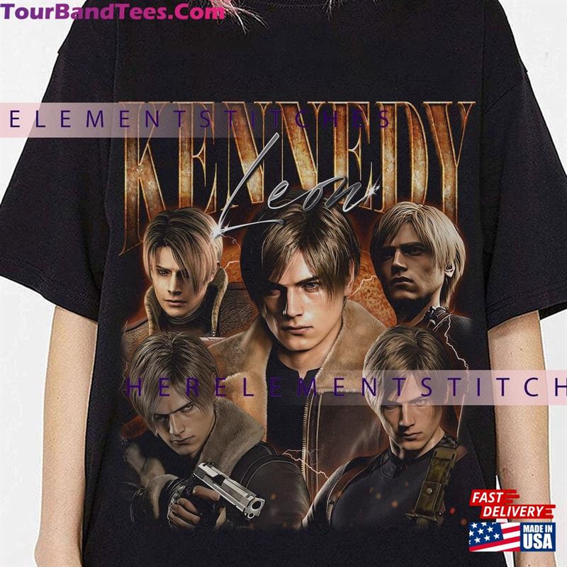 Leon S Kennedy Vintage T-Shirt Shirt Hoodie Unisex 29Uf167214 – Utopia Fashion