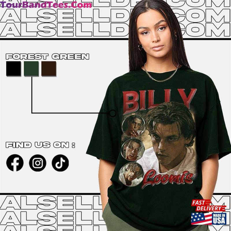 Limited Billy Loomis Vintage T-Shirt Gift For Women And Man Unisex Sweatshirt 29Uf182153 – Utopia Fashion