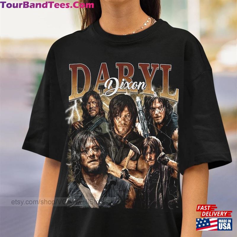 Limited Daryll Dixoon Vintage 90S Grapic Tee Horror Movie Unisex Scary T-Shirt Hoodie 29Uf167280 – Utopia Fashion