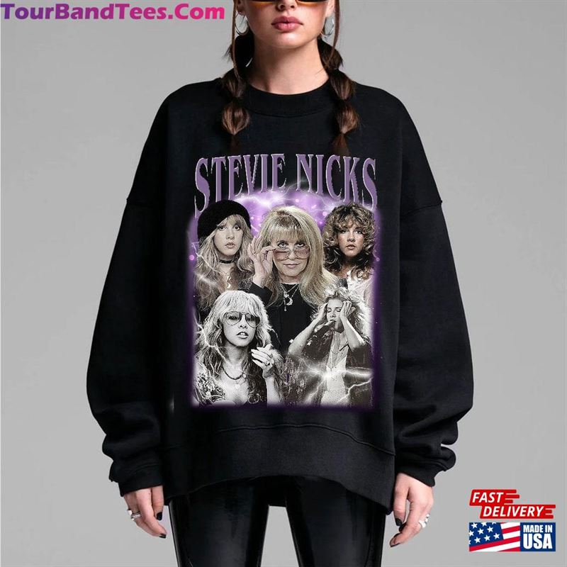 Limited Stevie Nicks Vintage T-Shirt Fleetwood Mac Rock Band T Shirt Hoodie Sweatshirt 29Uf167857 – Utopia Fashion