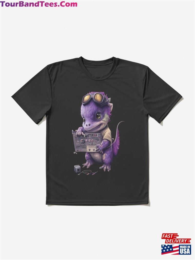 Little Dino Cute Art Technologist Active T-Shirt Unisex 29Uf187278 – Utopia Fashion