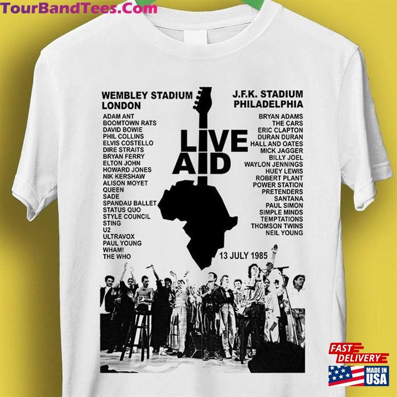 Live Aid Concert Music Gig Event 80S Meme Gift Funny Tee Style Unisex Gamer Cult Movie P1685 T-Shirt Sweatshirt 29Uf172275 – Utopia Fashion