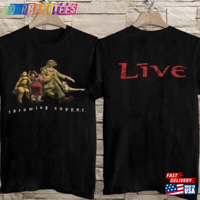 Live Throwing Copper T-Shirt Vintage Concert Rock Band Sweatshirt 29Uf166208 – Utopia Fashion