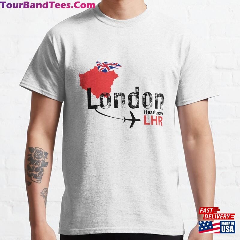 London Airport Heathrow Classic T-Shirt 29Uf167848 – Utopia Fashion