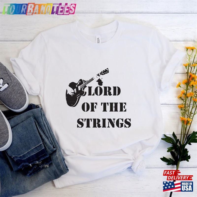 Lord Of The Strings Electric Guitar Shirt Movie Parody Guitarist Gifts Classic Unisex 29Uf180683 – Utopia Fashion