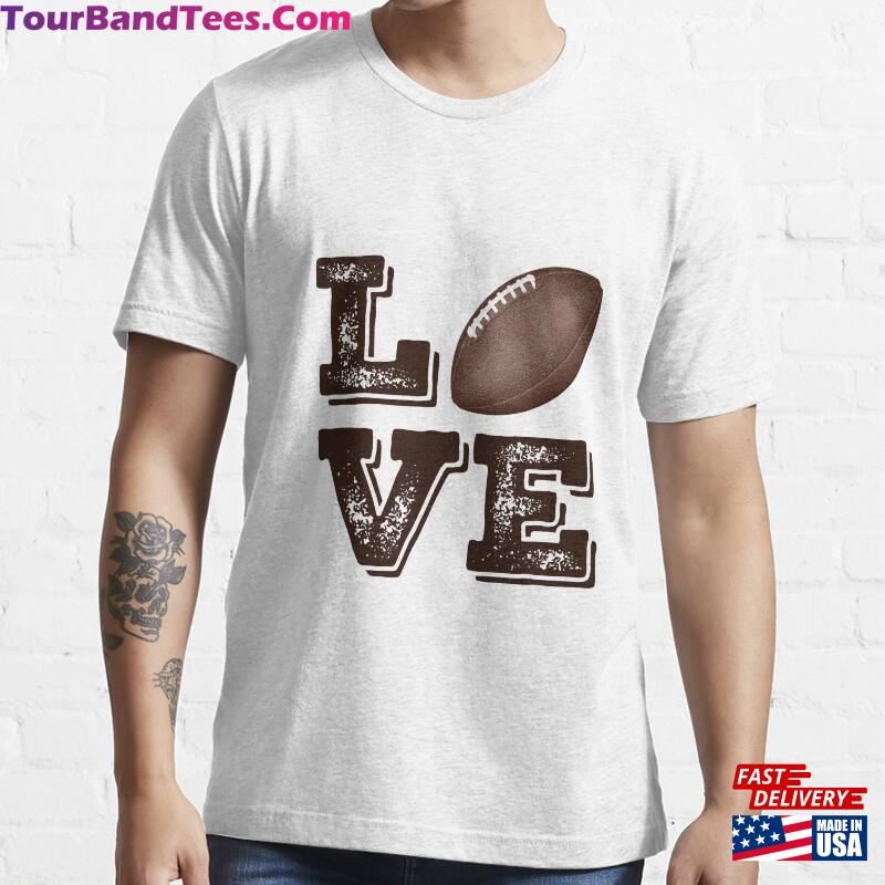 Love American Football Design Essential T-Shirt Classic Unisex 29Uf166483 – Utopia Fashion