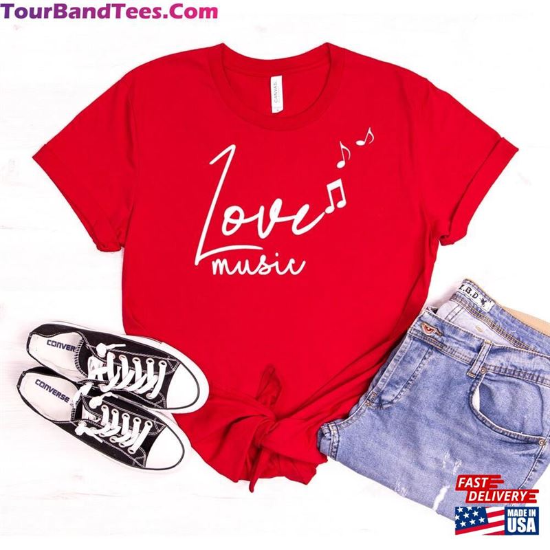 Love Music Shirt Lover T-Shirt Teacher Tees Sweatshirt Classic 29Uf186957 – Utopia Fashion