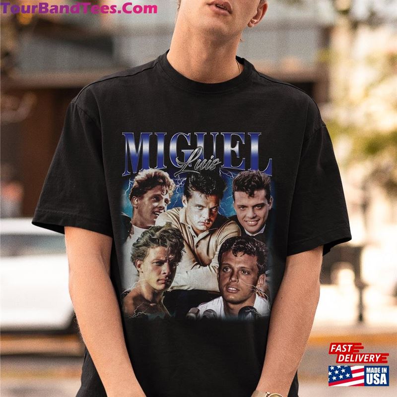 Luis Miguel Shirt Vintage 90S Grapic T-Shirt Classic 29Uf182087 – Utopia Fashion