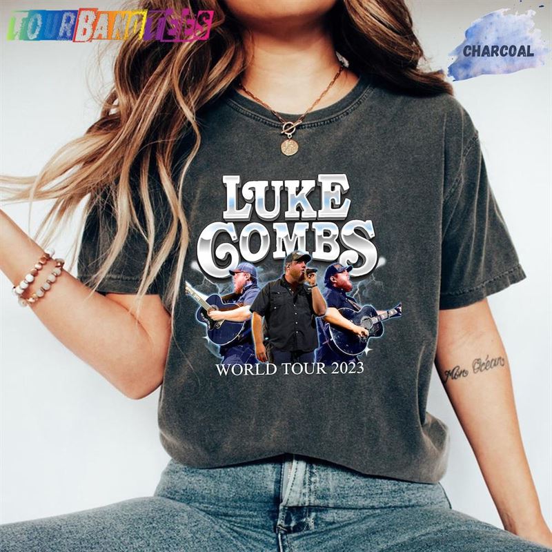 Luke Combs World Tour Shirt Country Music T-Shirt Concert Sweatshirt Hoodie 29Uf180410 – Utopia Fashion