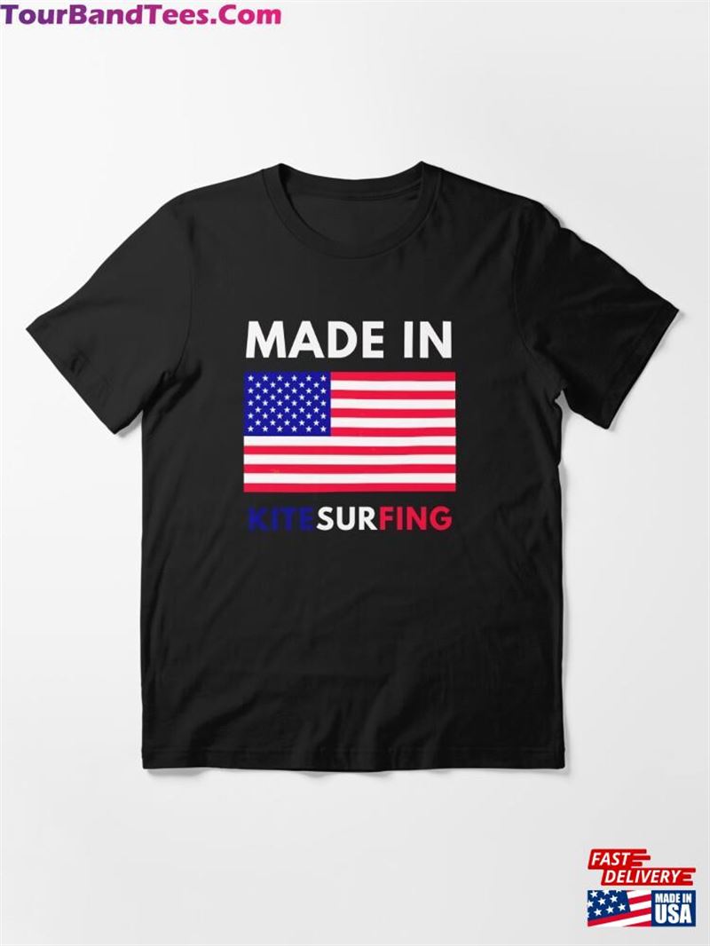 Made In Usa Kitesurfing T-Shirt Funny Gift Essential Hoodie 29Uf187325 – Utopia Fashion