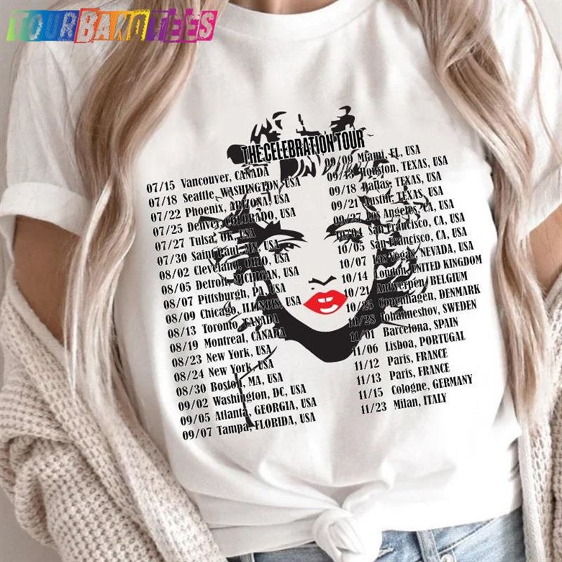 Madonna Shirts The Celebration Tour Shirt Tees Sweatshirt Classic 29Uf180298 – Utopia Fashion