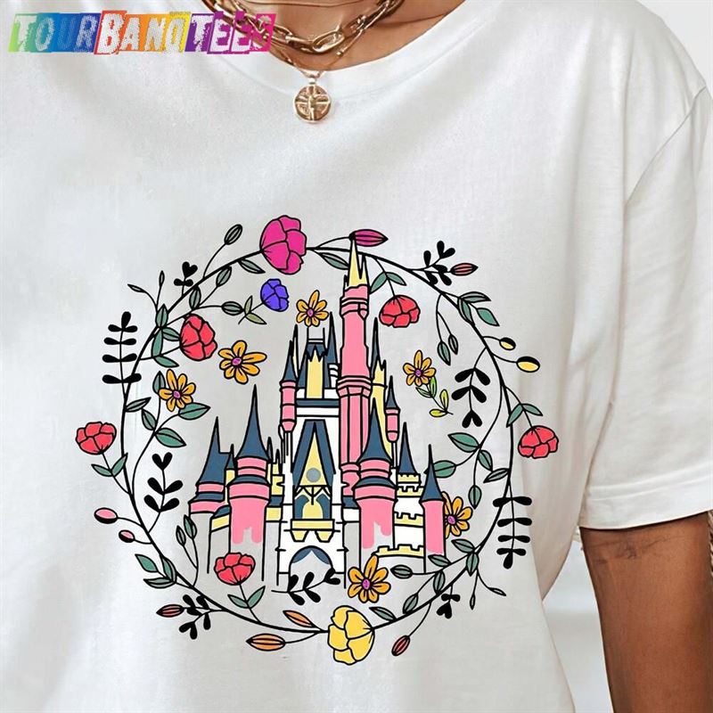 Magic Kingdom Castle Shirt Princess T-Shirt Floral Spring Classic Hoodie 29Uf175517 – Utopia Fashion