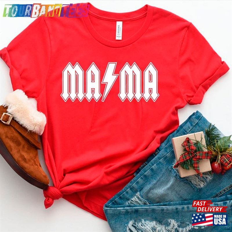 Mama Shirt Thunderstruck Acdc T-Shirt Sweatshirt 29Uf174108 – Utopia Fashion