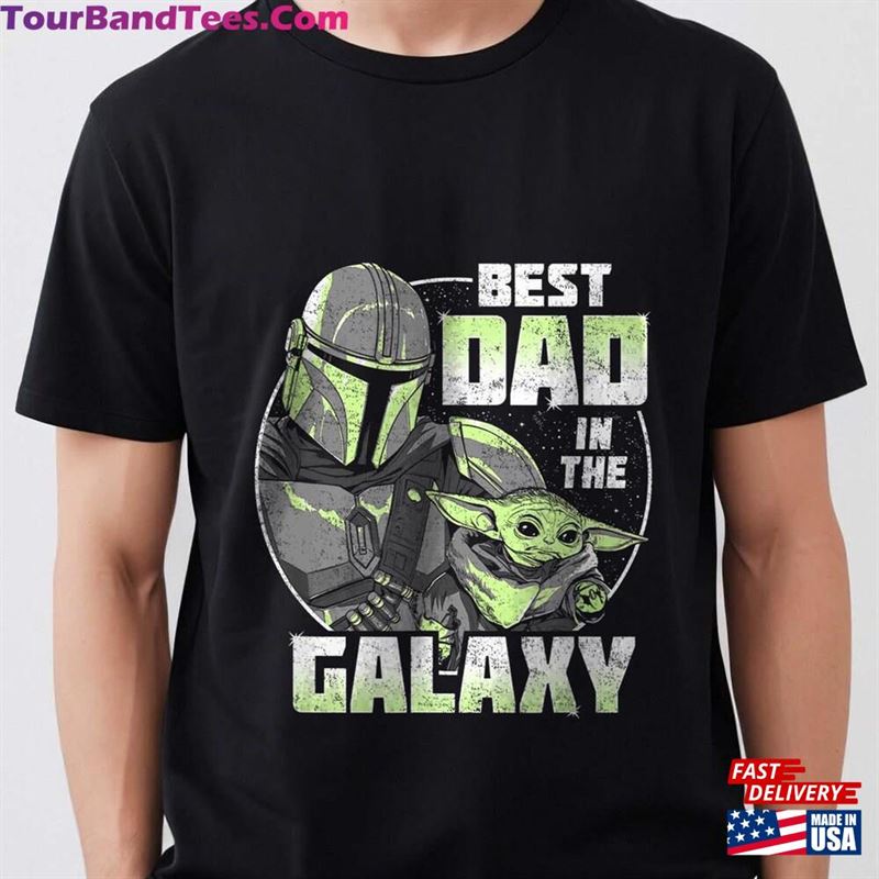 Mandalorian Grogu Best Dad In The Galaxy Shirt And Baby Yoda T-Shirt Sweatshirt 29Uf186674 – Utopia Fashion