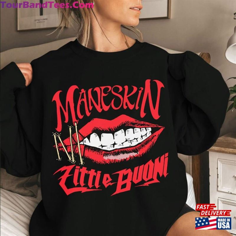 Maneskin Band Shirt Italian Music Tee Rock N Roll Hoodie Sweatshirt 29Uf166803 – Utopia Fashion