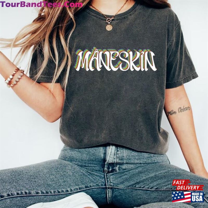 Maneskin Band Shirt Italian Music Tee Rock N Roll Hoodie T-Shirt 29Uf166814 – Utopia Fashion