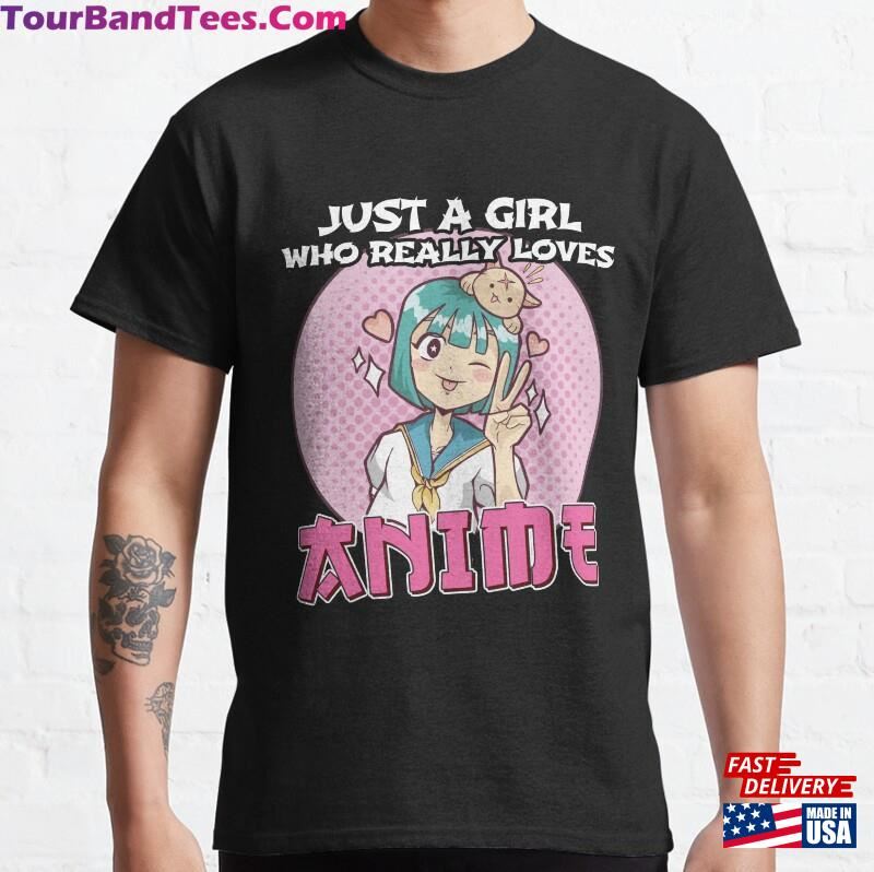 Manga Otaku Anime Ladies Girls Classic T-Shirt Unisex 29Uf172179 – Utopia Fashion