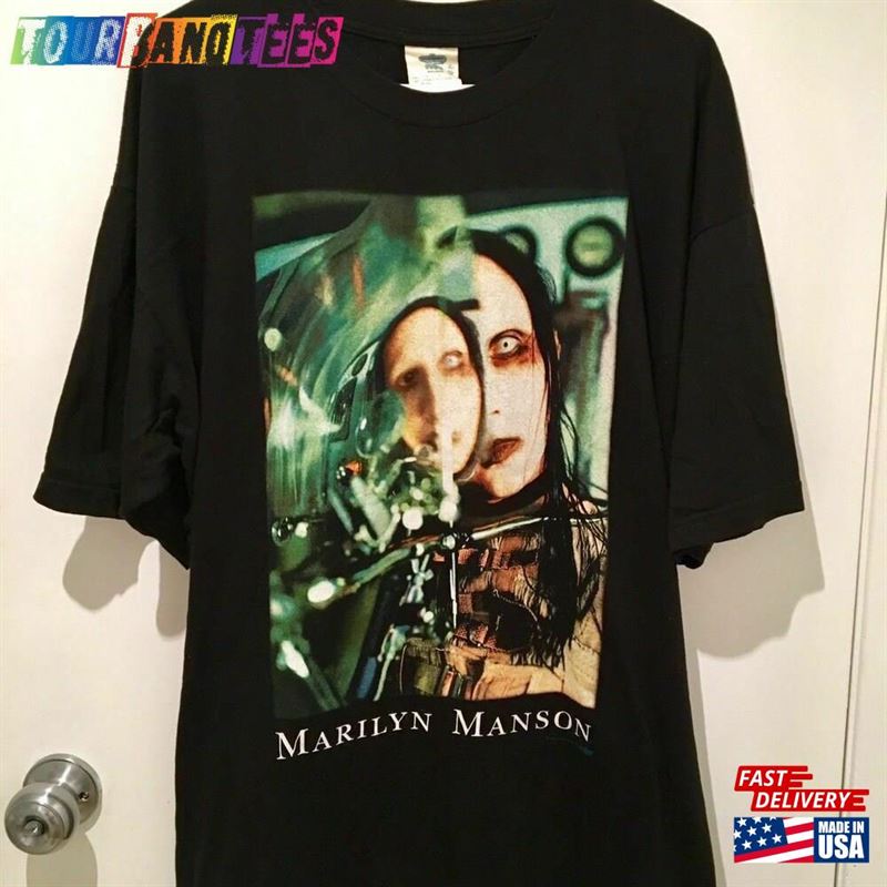 Marilyn Manson Shirt Vintage Rock Is Dead Tour 90S Tee Classic Sweatshirt 29Uf173474 – Utopia Fashion