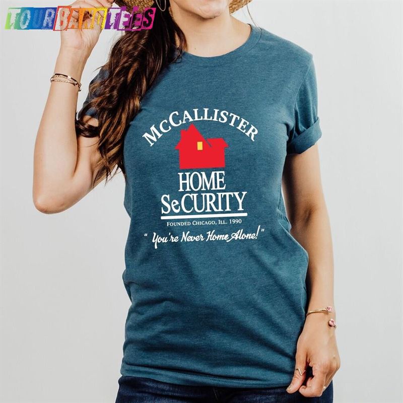 Mccallister Home Security Christmas Shirt Movie Watching Unisex Funny Crewneck Sweatshirt T-Shirt 29Uf177415 – Utopia Fashion