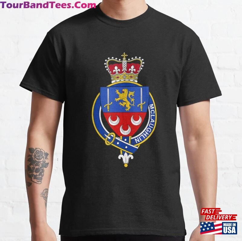 Mclaughlin Coat Of Arms Family Crest Classic T-Shirt Hoodie Sweatshirt 29Uf166767 – Utopia Fashion