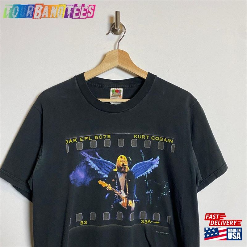 Medium Kurt Cobain Wings Black T-Shirt Unisex Sweatshirt 29Uf170631 – Utopia Fashion