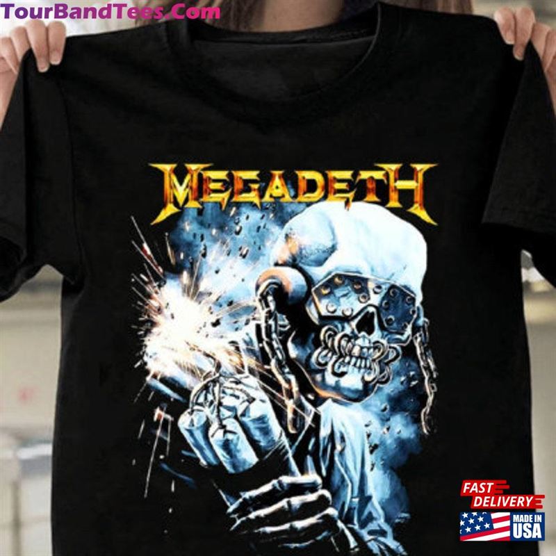 Megadeth Band T-Shirt Vintage Tour Shirt Unisex 29Uf168590 – Utopia Fashion