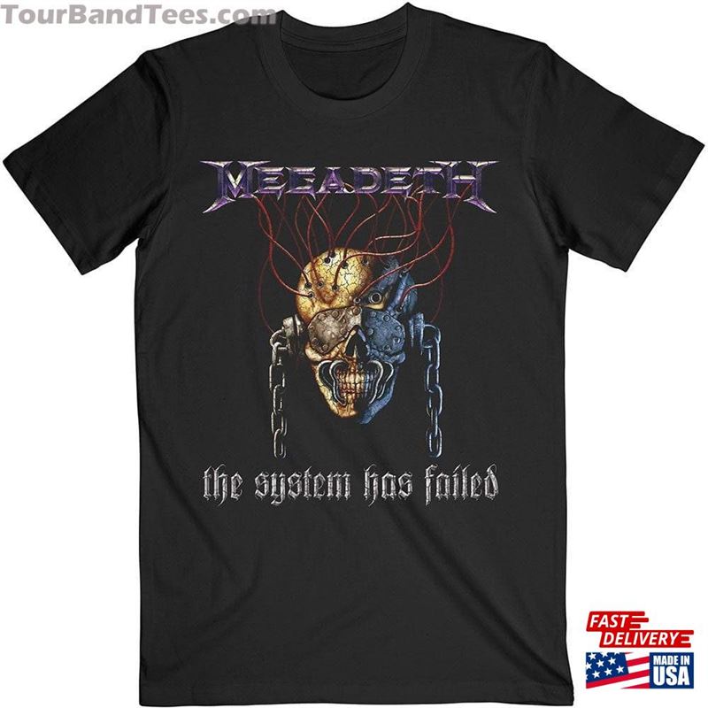 Megadeth Systems Fail T-Shirt Unisex 29Uf171307 – Utopia Fashion