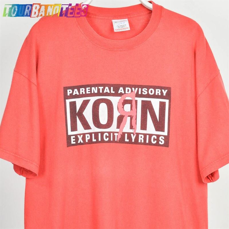 Men’S Korn Parental Advisory 00S Band T-Shirt Size Xl Hoodie Classic 29Uf174565 – Utopia Fashion