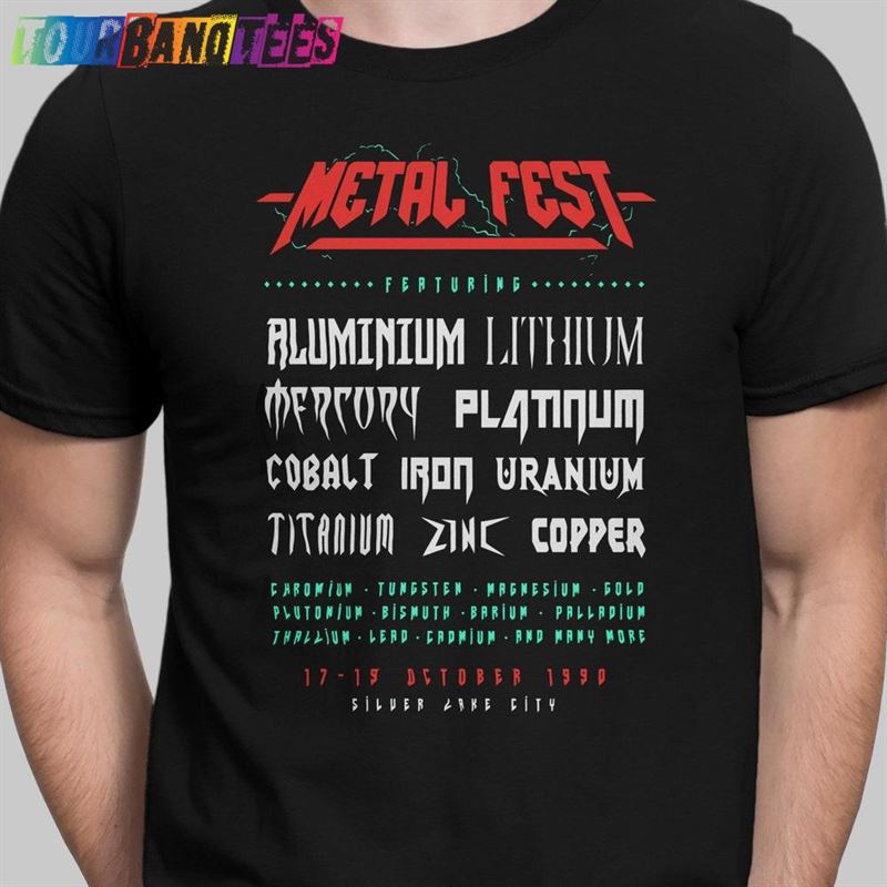 Metal Fest Tour T-Shirt Men’S Music Tee Classic 29Uf179871 – Utopia Fashion