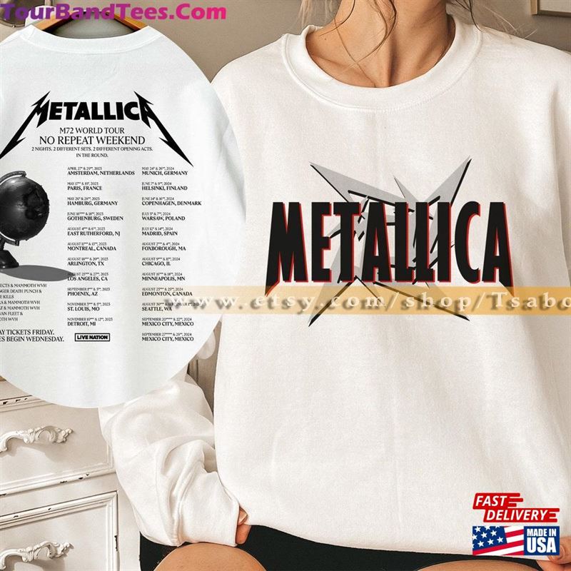 Metallica 42Nd Anniversary Thank You For The Memories Signatures Shirtmetallica M72 Tour Band T-Shirt Sweatshirt Unisex 29Uf170066 – Utopia Fashion