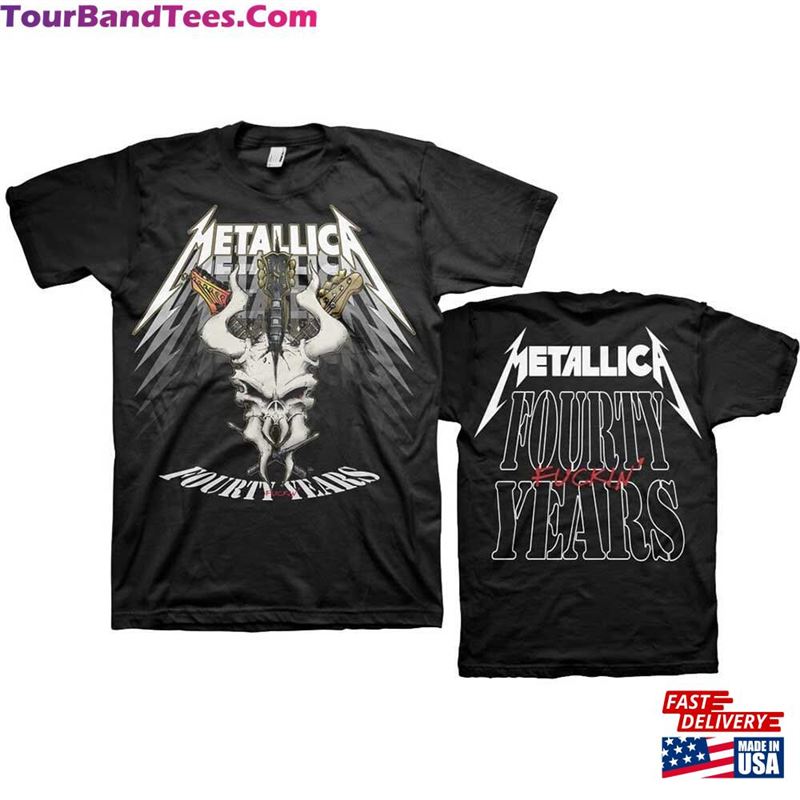 Metallica T-Shirt 40Th Anniversary Forty Years (Back Print) Unisex Official Licensed Design Classic Sweatshirt 29Uf167631 – Utopia Fashion