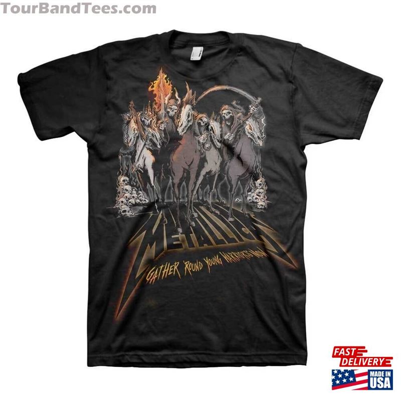 Metallica T-Shirt 40Th Anniversary Horsemen Unisex Official Licensed Design Classic 29Uf171273 – Utopia Fashion