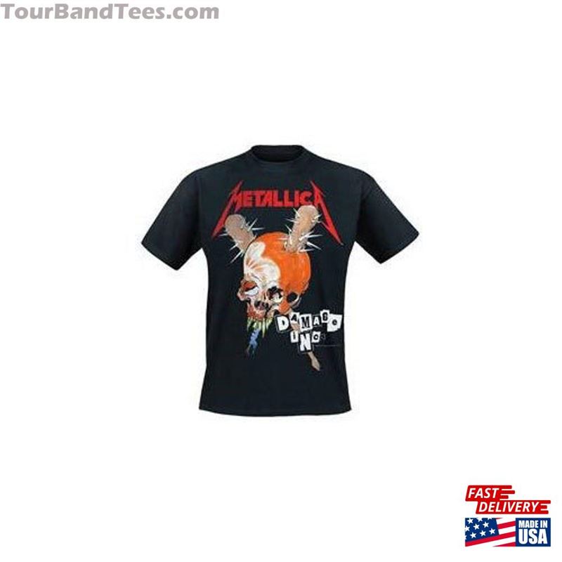 Metallica T-Shirt Damage Inc (Back Print) Unisex Official Licensed Design Hoodie 29Uf171300 – Utopia Fashion