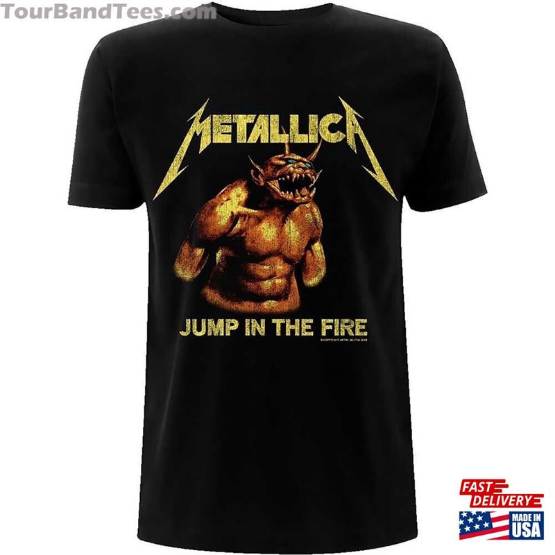 Metallica T-Shirt Jump In The Fire Vintage Unisex Official Licensed Design Sweatshirt 29Uf171274 – Utopia Fashion