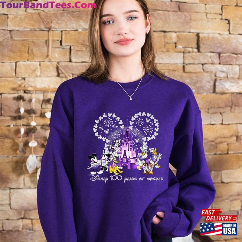 Mickey And Friends Disney Years Of Wonder Sweatshirt Walt T-Shirt Disneyland Trip 100Th Anniversary Hoodie Unisex 29Uf187288 – Utopia Fashion