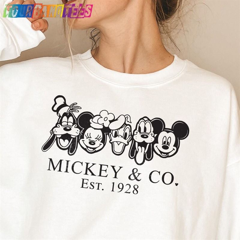 Mickey Co Sweatshirt Disney T-Shirt Classic 29Uf178241 – Utopia Fashion