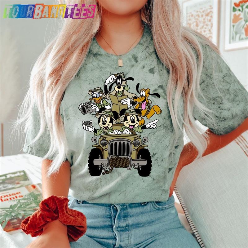 Mickey Friends Animal Kingdom Safari Jeep Shirt Disney Comfort Colors Classic Unisex 29Uf175472 – Utopia Fashion